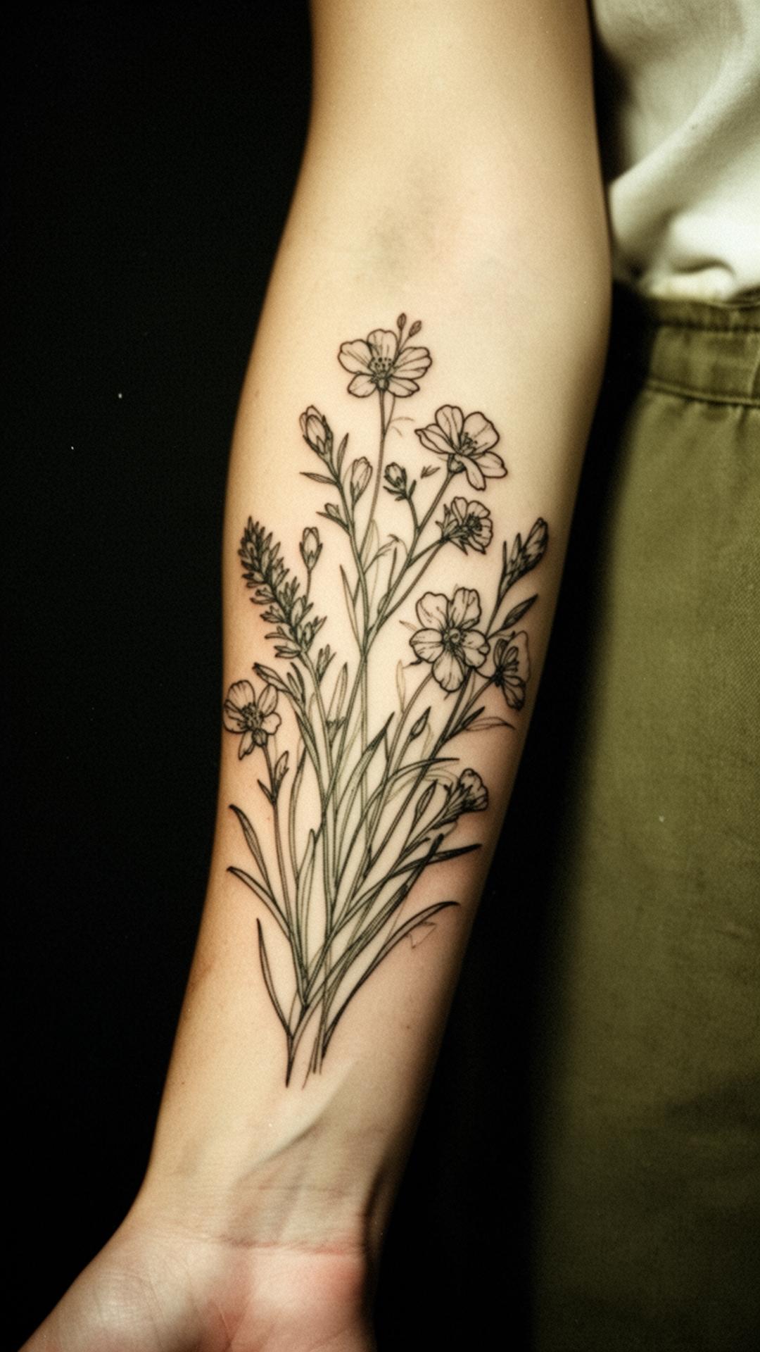 n°52 — meadow bouquet · inner arm